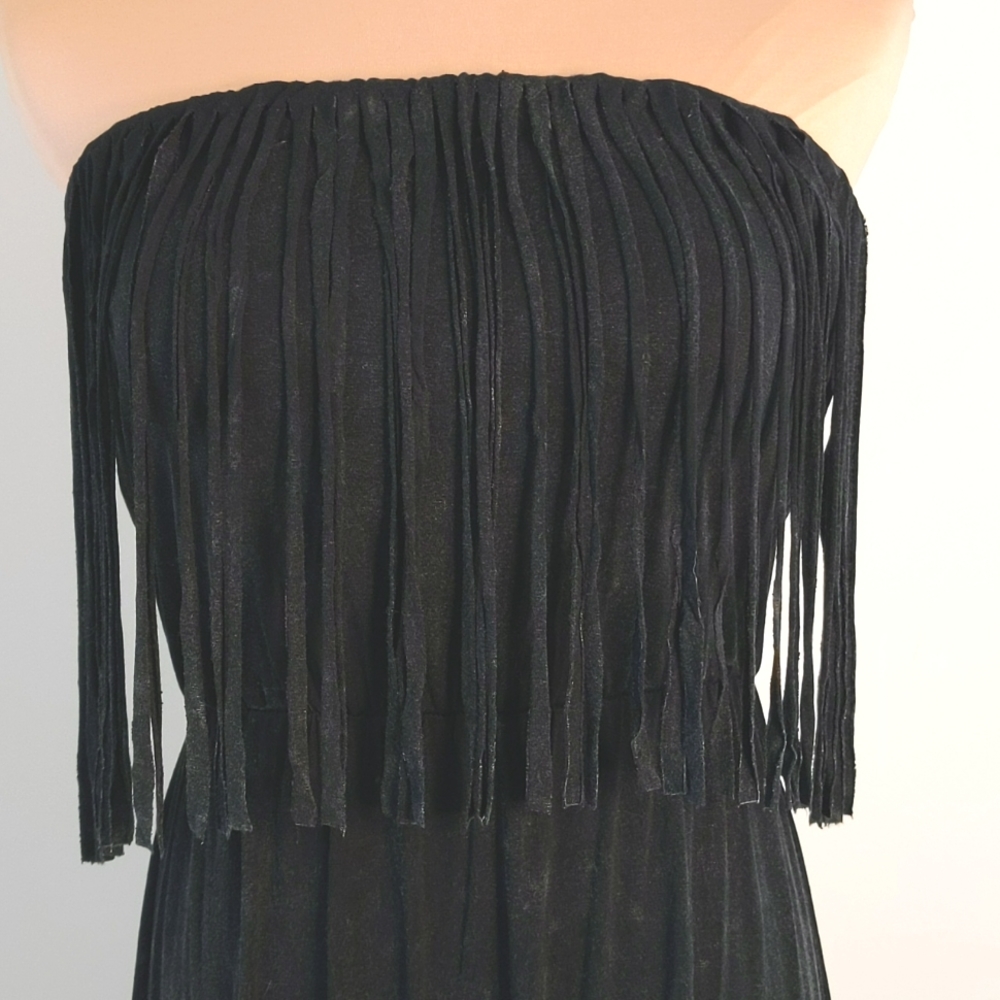 Say What? Fringe Front Dress, M, EUC